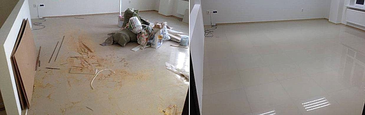 Уборка офиса 60 м2 после ремонта