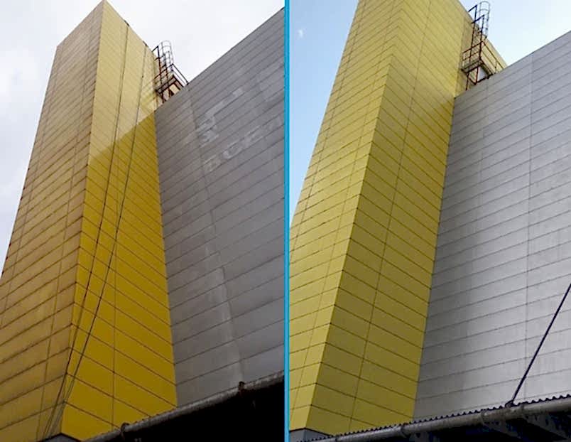 Высотная мойка окон и фасадов