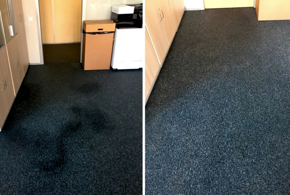 Химчистка ковролина в офисе