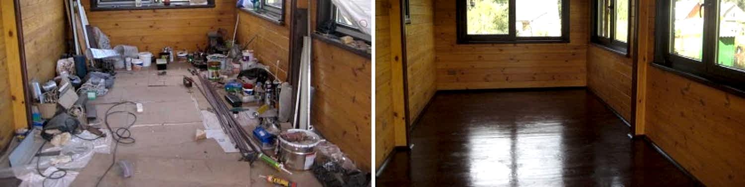 Уборка дома после ремонта за 4 ч.