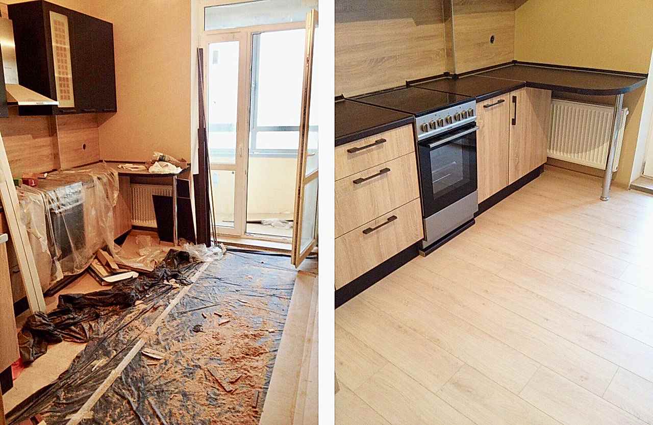 Уборка после ремонта 3-х комнатной квартиры за 5 ч.