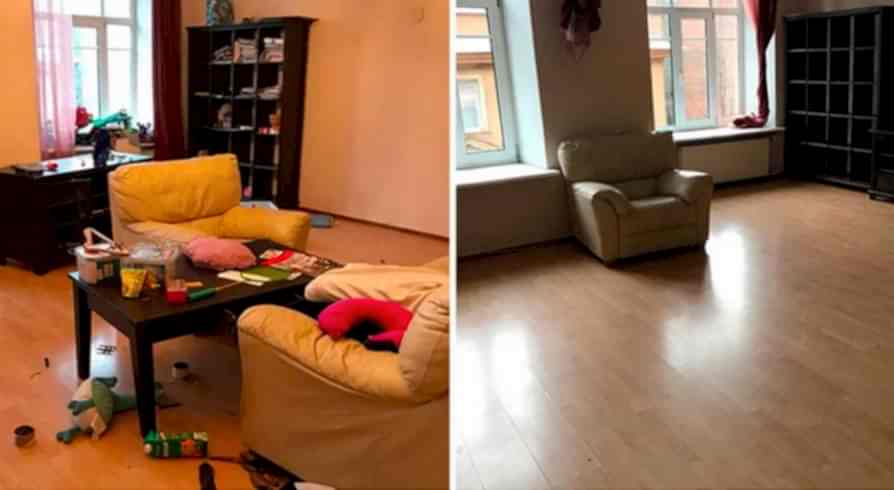 Поддерживающая уборка 4-х комнатной квартиры