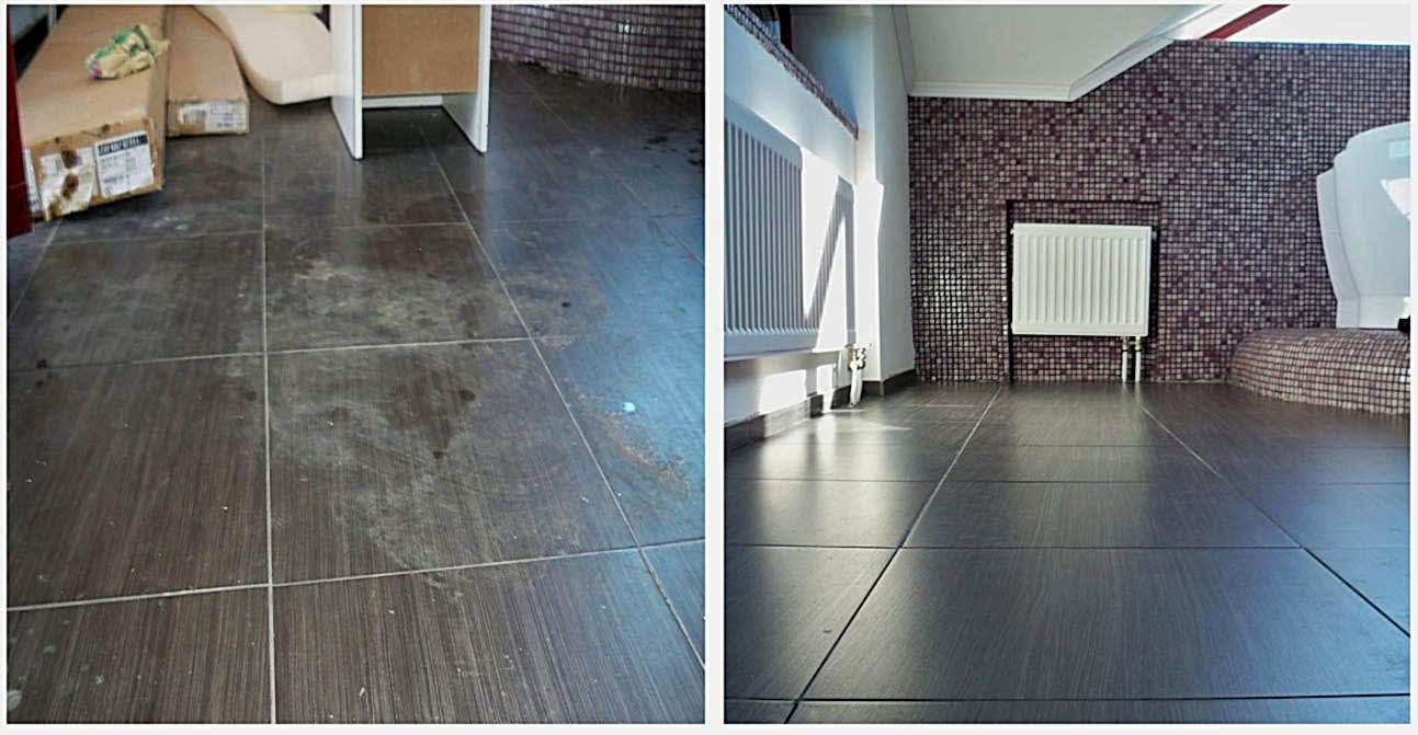 Уборка после ремонта в ванной комнате 10 м2