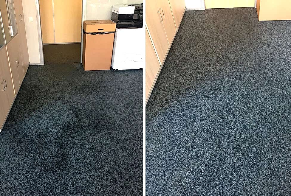 Химчистка ковролина в офисе