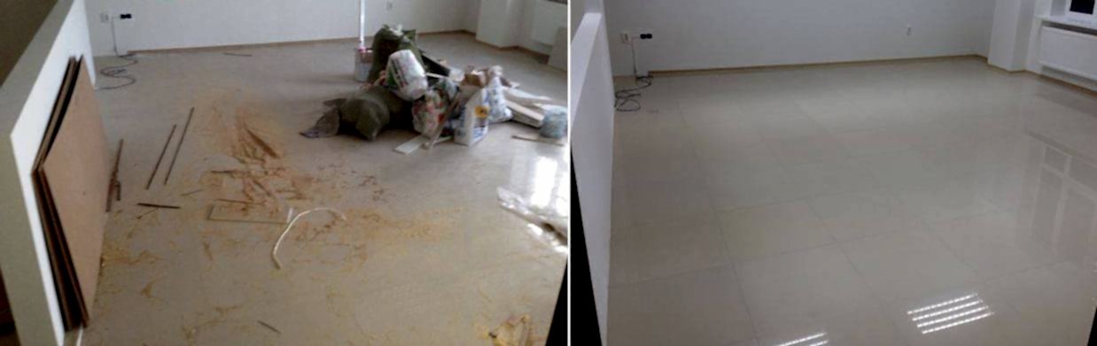 Уборка офиса 60 м2 после ремонта