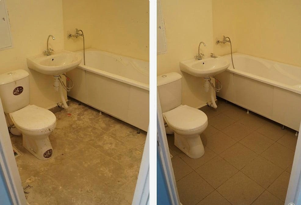 Уборка после ремонта в ванной Уборка после ремонта в ванной