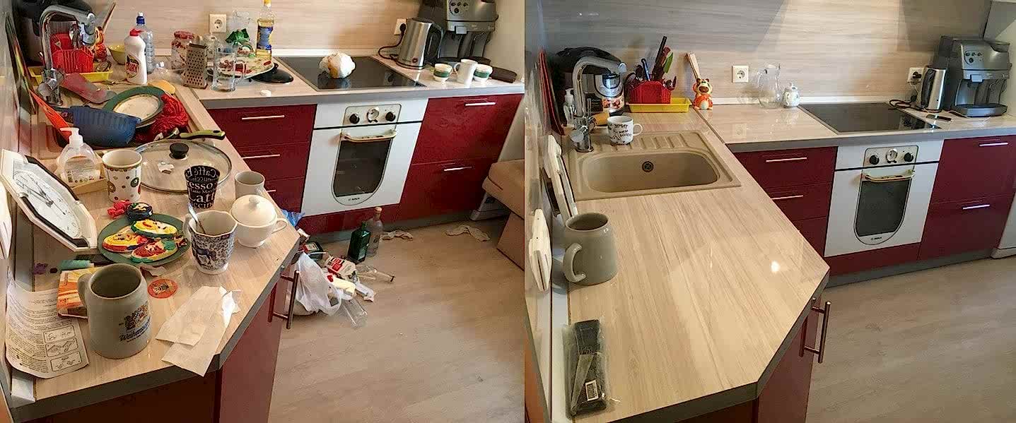 Поддерживающая уборка 2-х комнатной квартиры 40 м2
