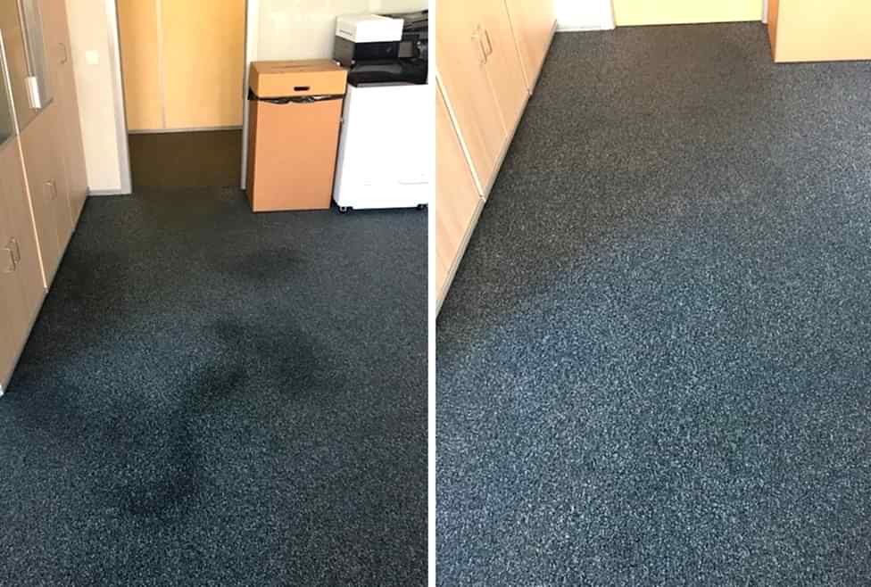Химчистка ковролина в офисе