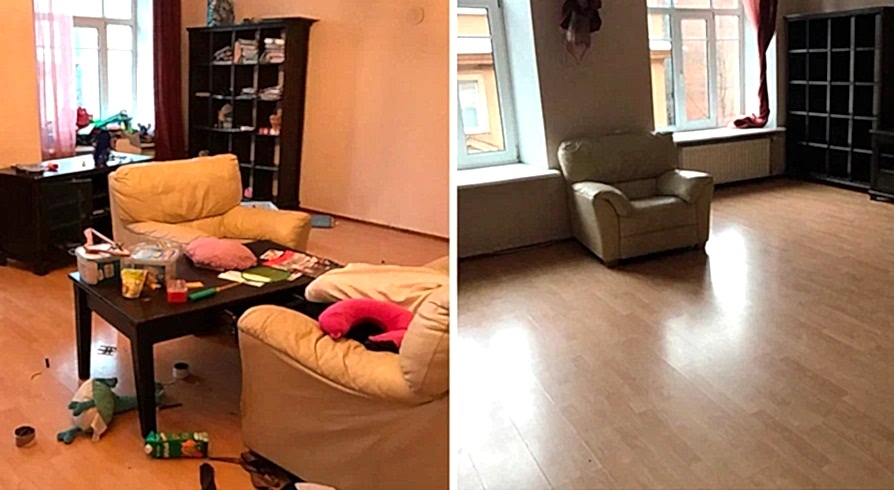 Поддерживающая уборка 4-х комнатной квартиры