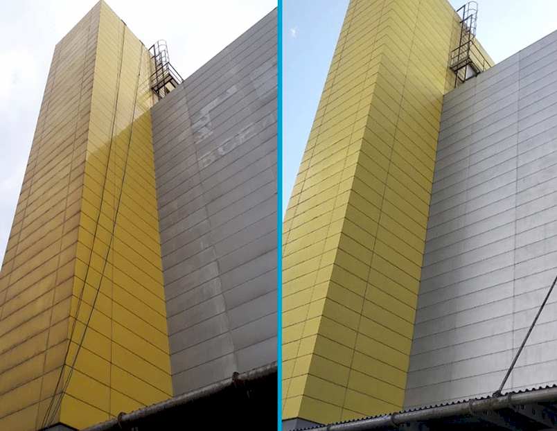 Высотная мойка окон и фасадов