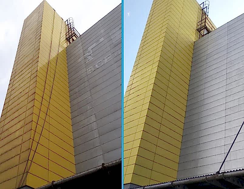 Высотная мойка окон и фасадов