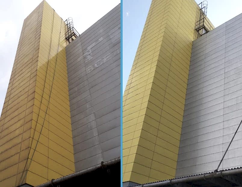 Высотная мойка окон и фасадов