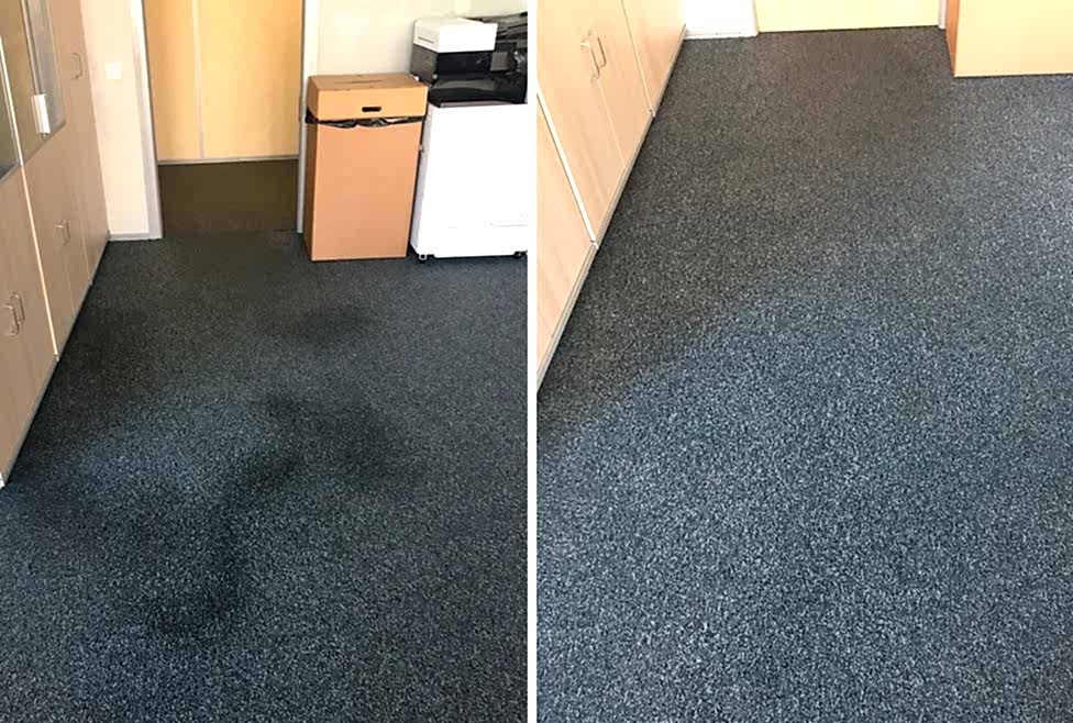 Химчистка ковролина в офисе