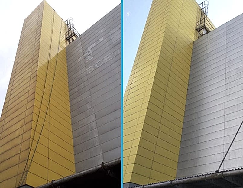 Высотная мойка окон и фасадов