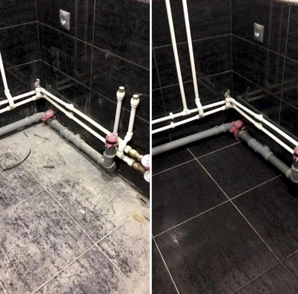 Уборка после ремонта в ванной комнате