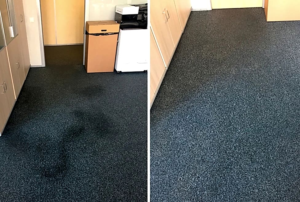 Химчистка ковролина в офисе