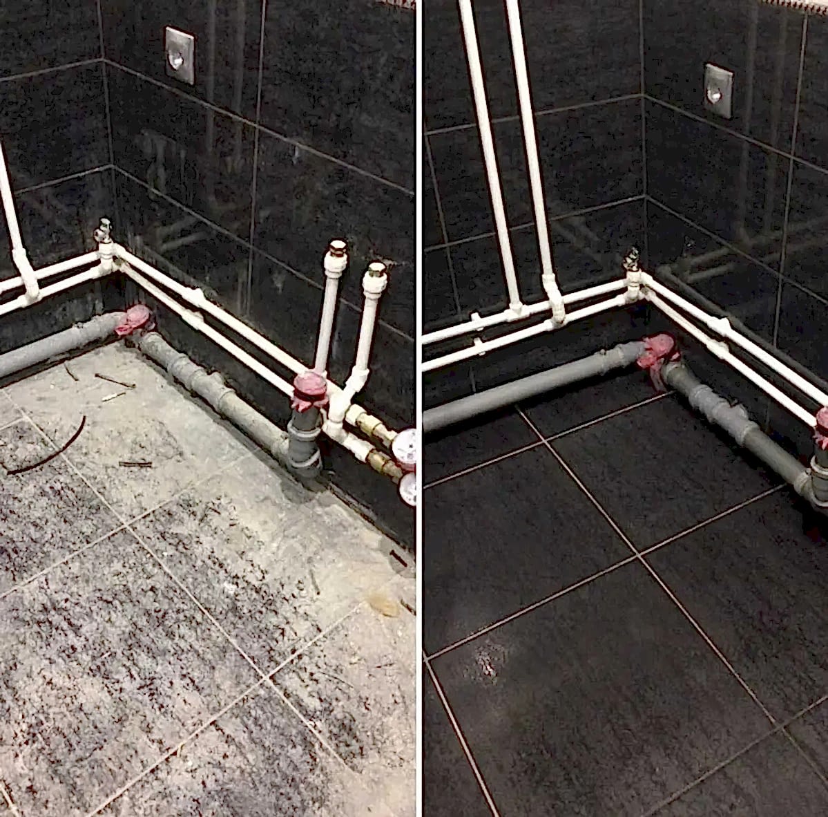 Уборка после ремонта в ванной комнате