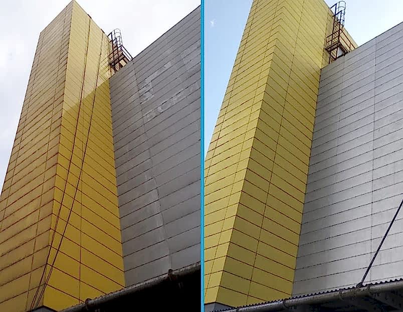 Высотная мойка окон и фасадов