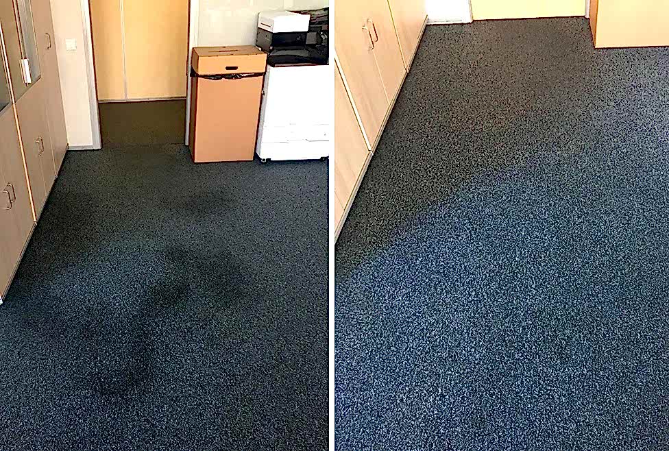 Химчистка ковролина в офисе