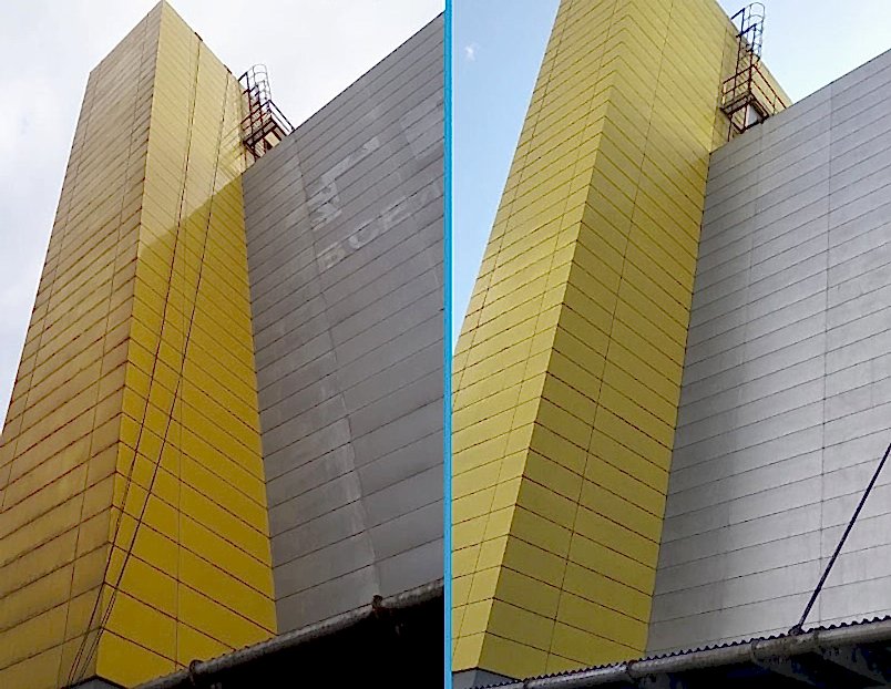 Высотная мойка окон и фасадов