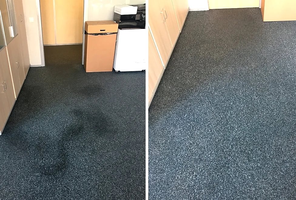 Химчистка ковролина в офисе