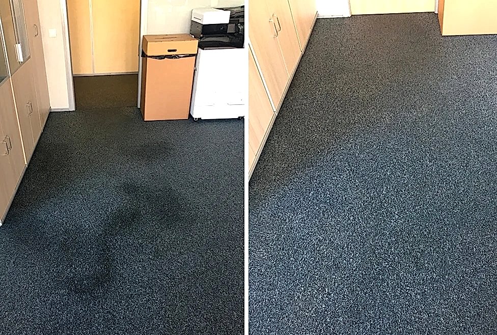 Химчистка ковролина в офисе