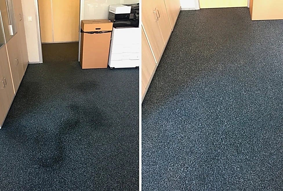 Химчистка ковролина в офисе