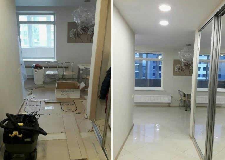 Уборка после ремонта 3-х комнатной квартиры 60 м2 Уборка после ремонта 3-х комнатной квартиры 60 м2