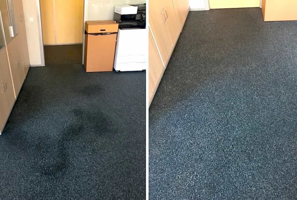 Химчистка ковролина в офисе