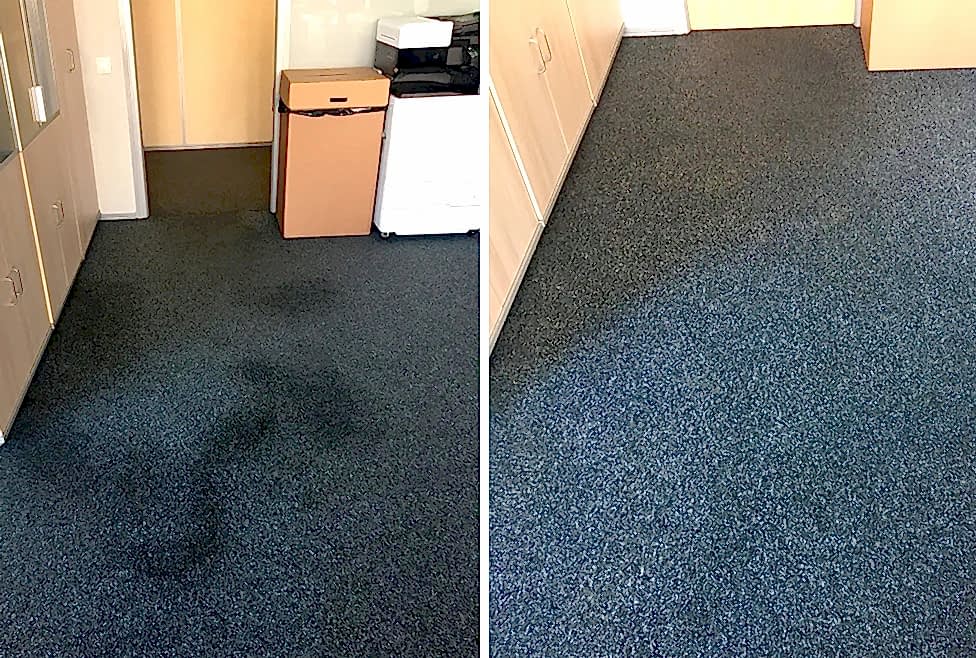 Химчистка ковролина в офисе