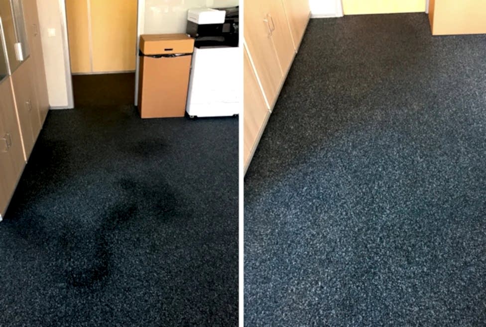 Химчистка ковролина в офисе