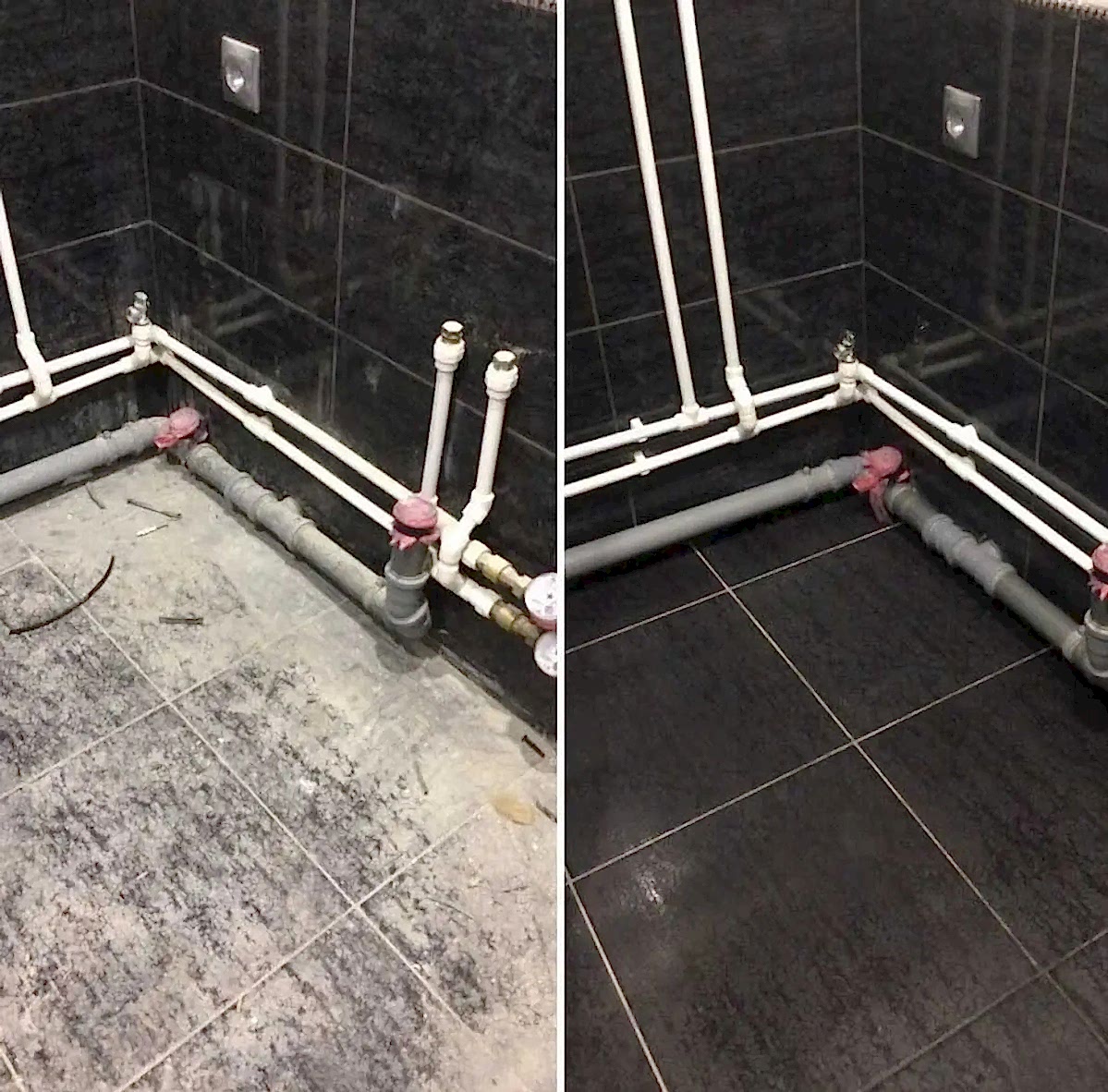 Уборка после ремонта в ванной комнате