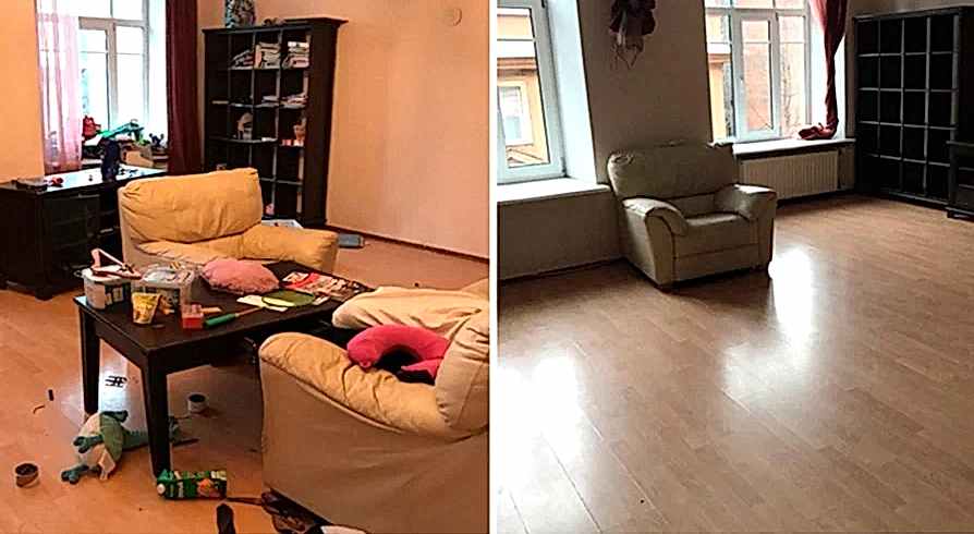 Поддерживающая уборка 4-х комнатной квартиры Поддерживающая уборка 4-х комнатной квартиры