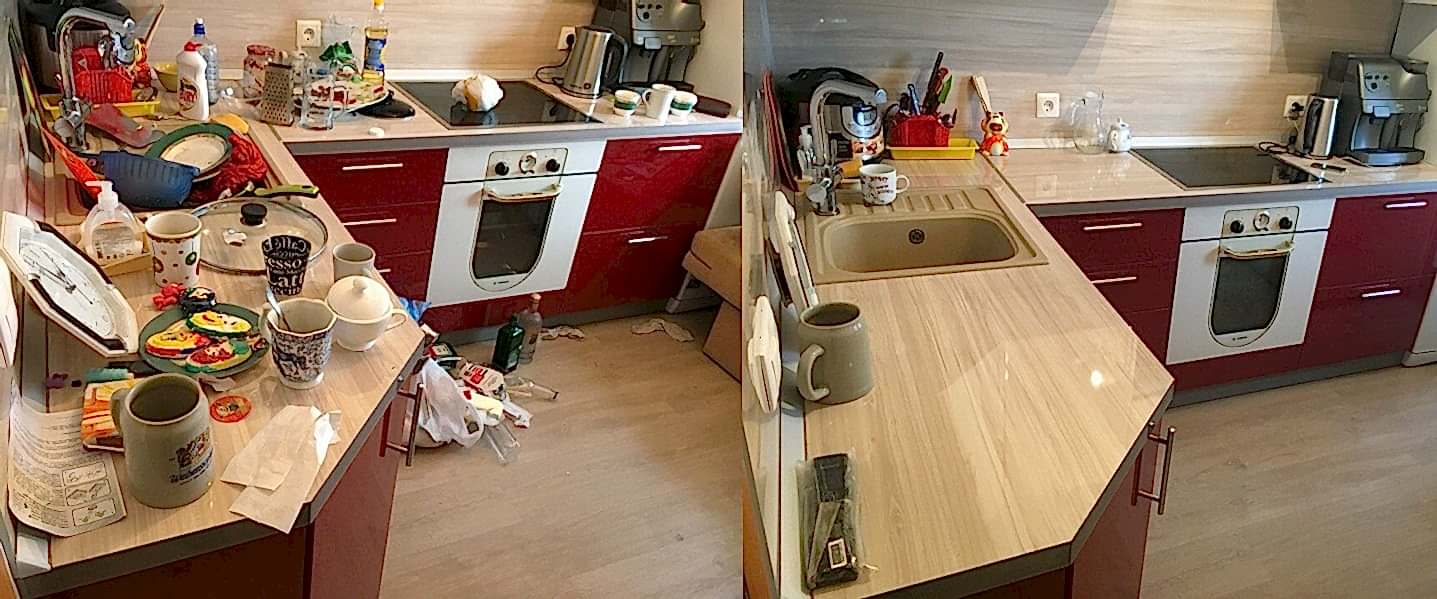 Поддерживающая уборка 2-х комнатной квартиры 40 м2