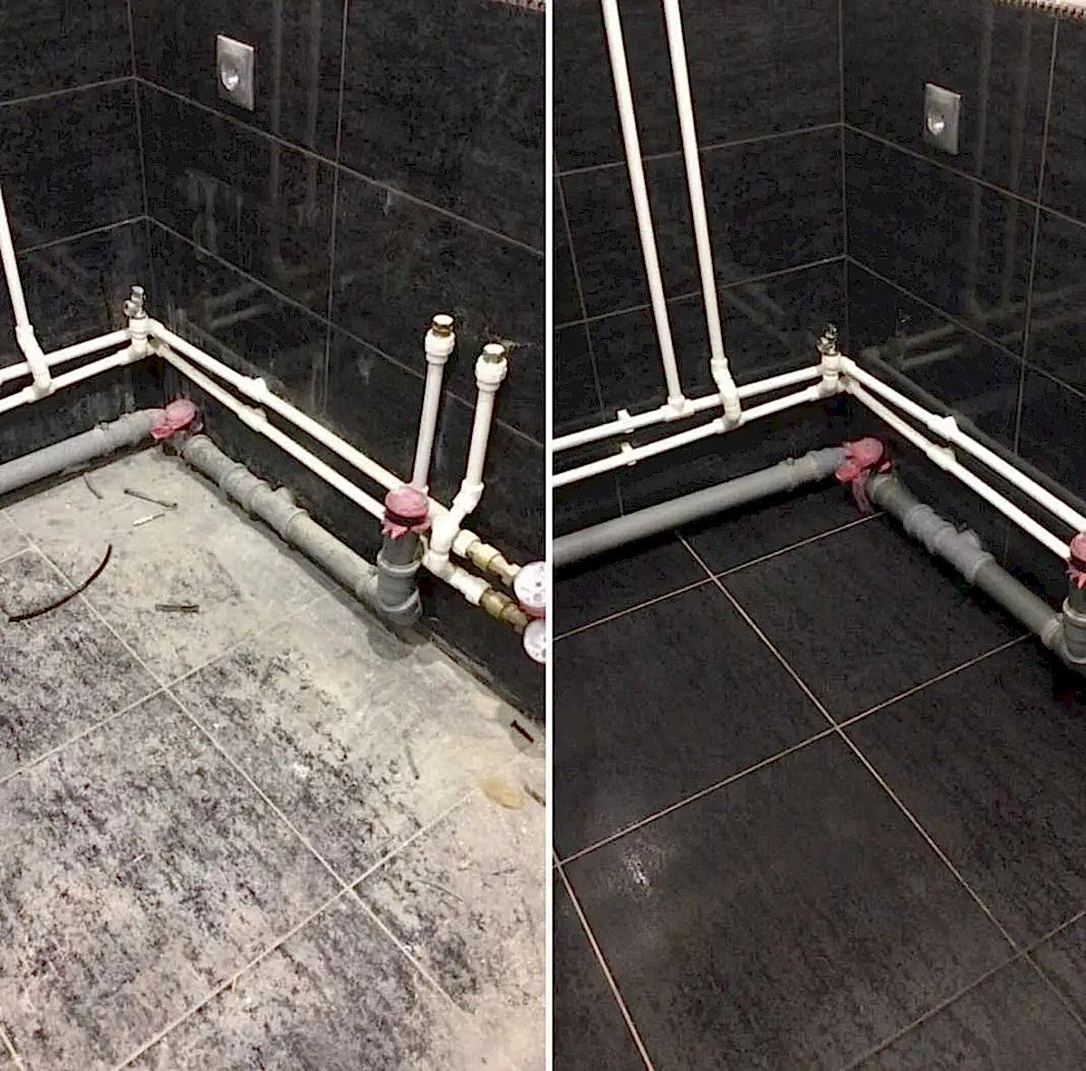 Уборка после ремонта в ванной комнате