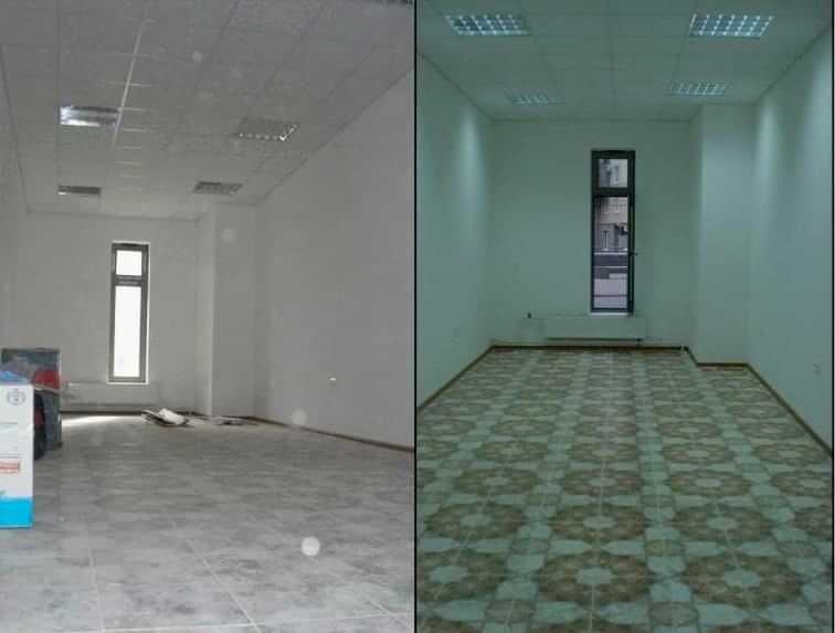 Уборка офиса 50 м2 после ремонта