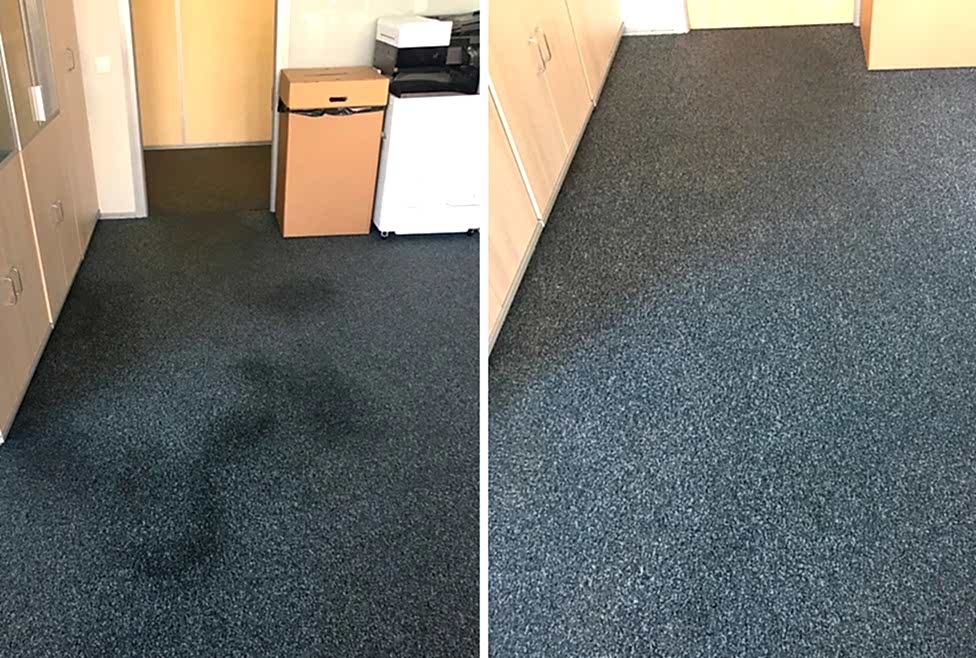 Химчистка ковролина в офисе