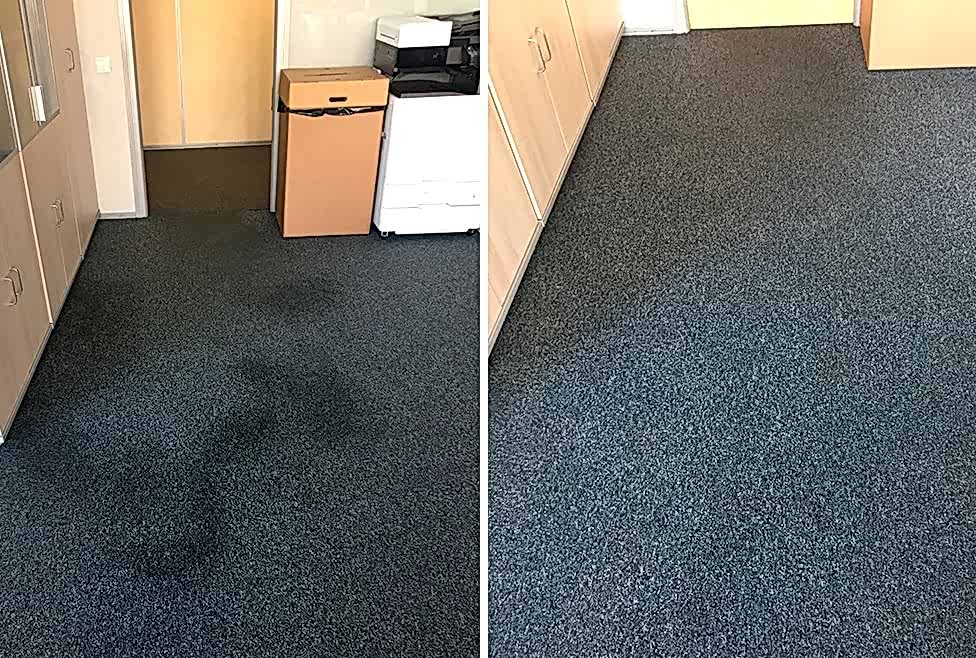 Химчистка ковролина в офисе