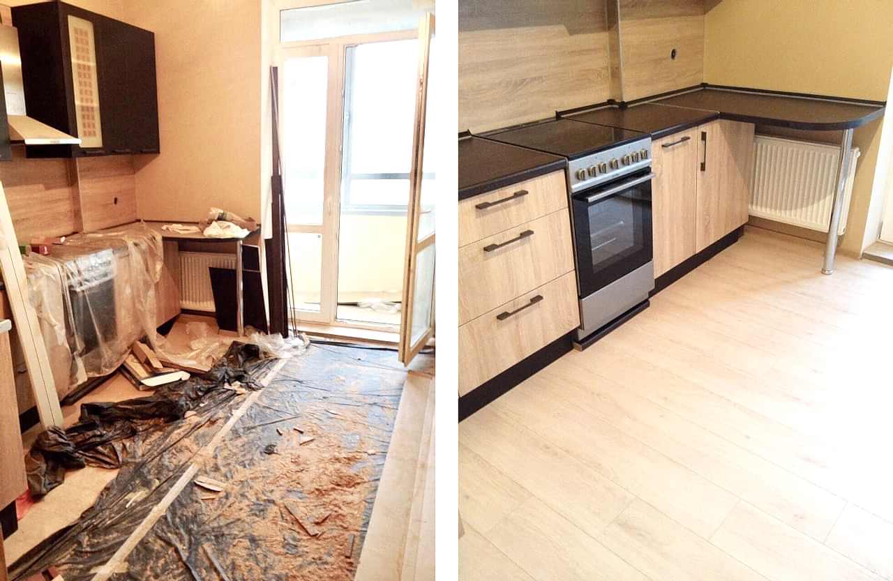 Уборка после ремонта 3-х комнатной квартиры за 5 ч.