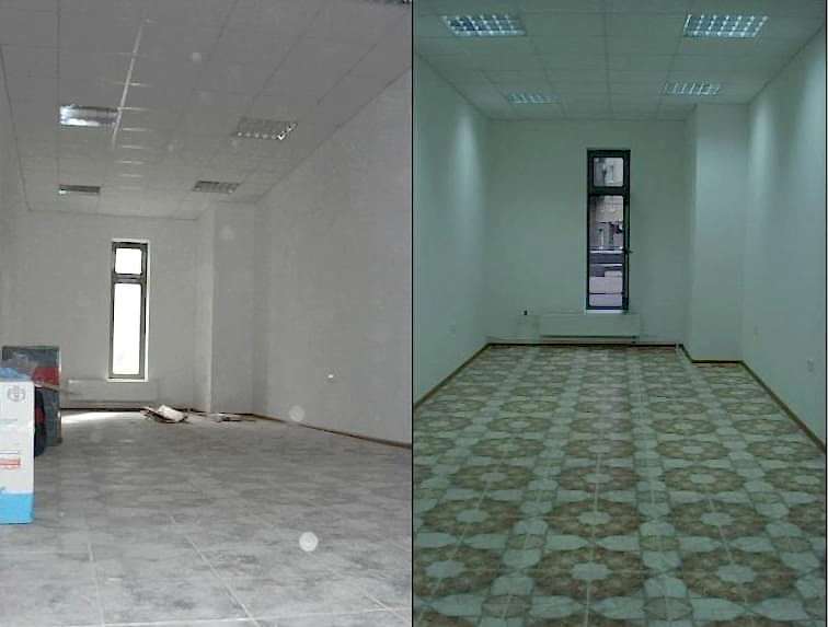Уборка офиса 50 м2 после ремонта