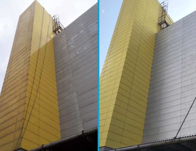 Высотная мойка окон и фасадов