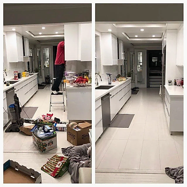 Поддерживающая уборка кухни