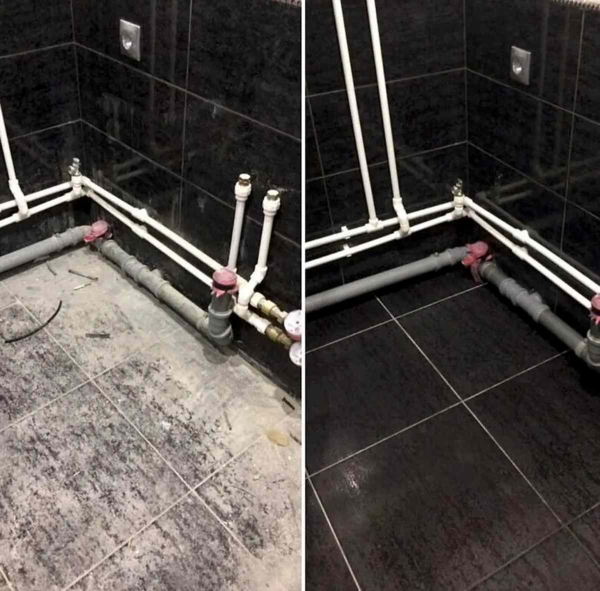 Уборка после ремонта в ванной комнате