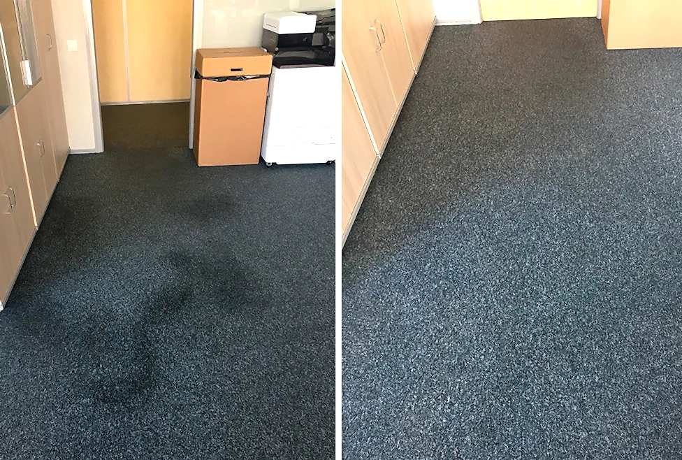 Химчистка ковролина в офисе