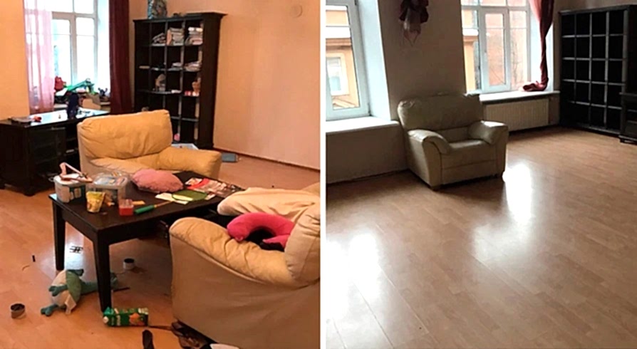 Поддерживающая уборка 4-х комнатной квартиры