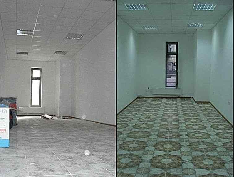 Уборка офиса 50 м2 после ремонта