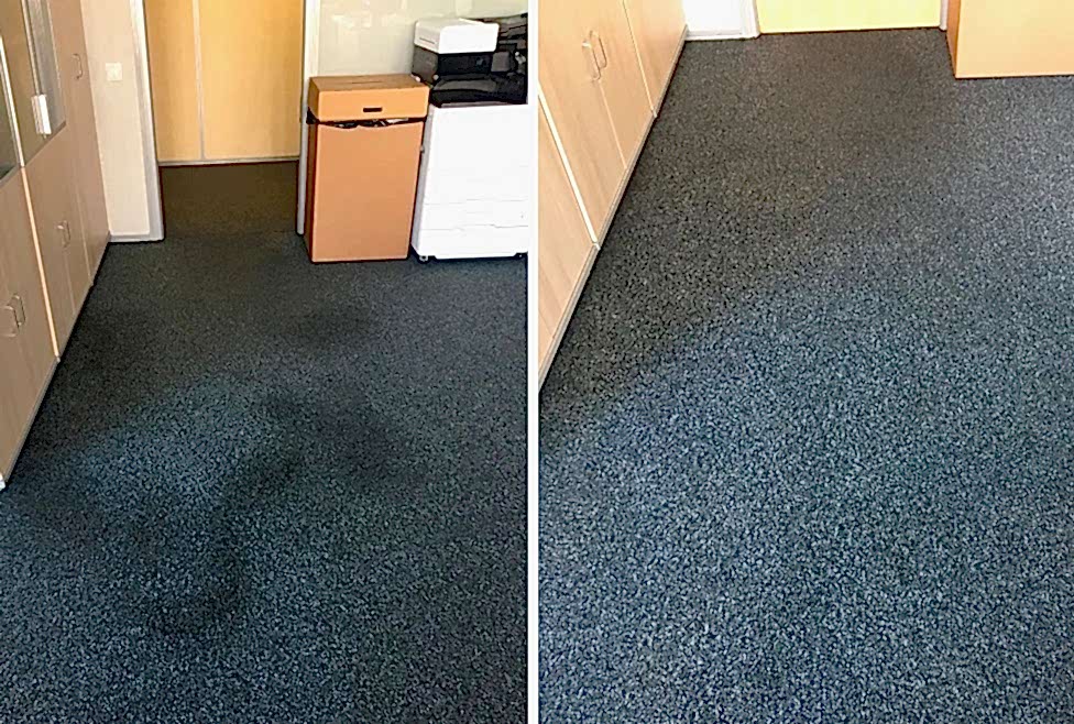 Химчистка ковролина в офисе