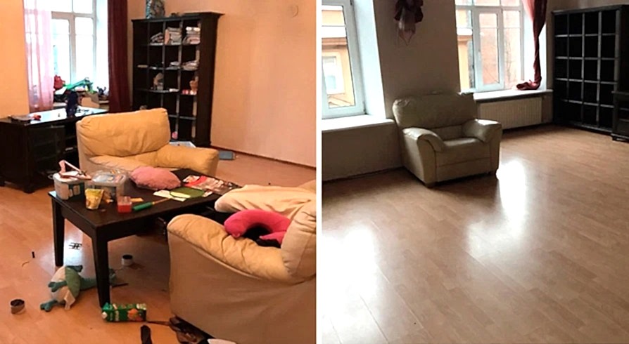 Поддерживающая уборка 4-х комнатной квартиры