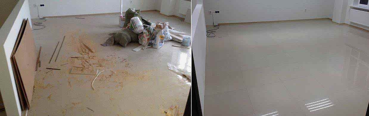 Уборка офиса 60 м2 после ремонта