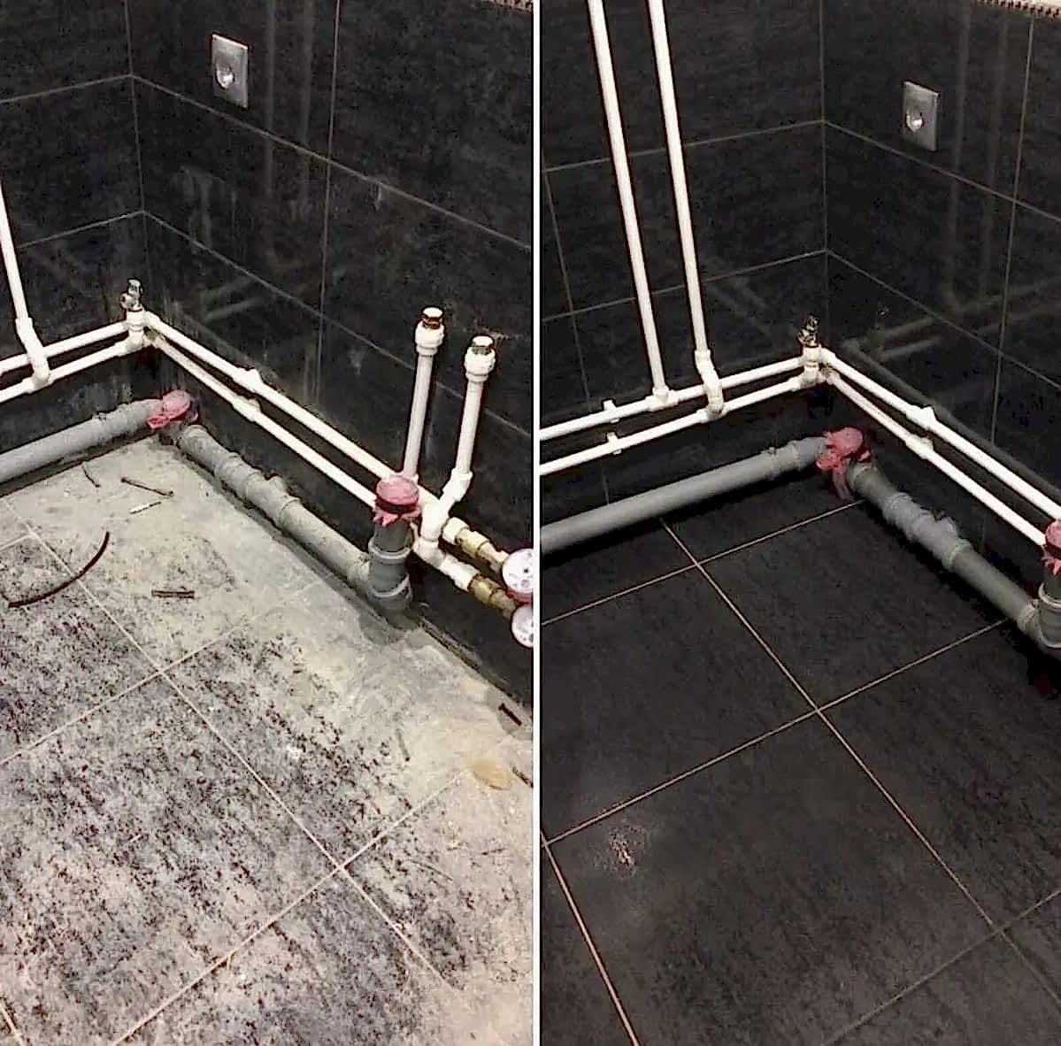 Уборка после ремонта в ванной комнате